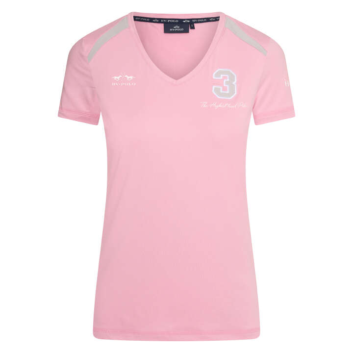 HV POLO Funktionsshirt mit V-Ausschnitt und kurze Ärmel